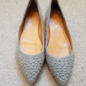 J Crew Suede Flats
